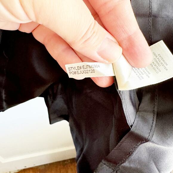 Eliza J Floral Pleated Circle Skirt Black Cream Wedding Guest Cocktail Size 2 - Picture 7 of 13